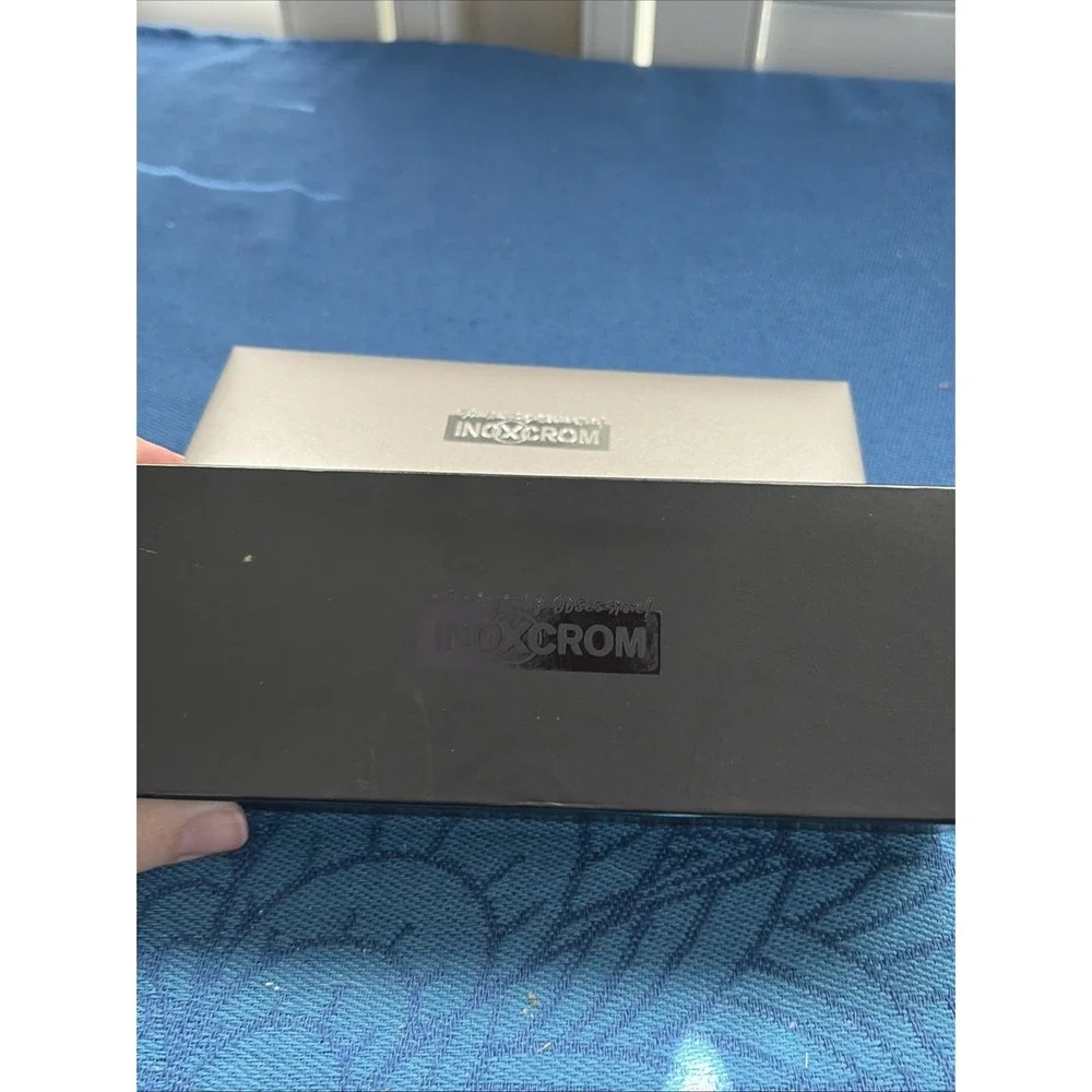 Inoxcrom Ball Point Pen And Pencil Set Gold Electroplated 23'6 Kts Inserra NOS